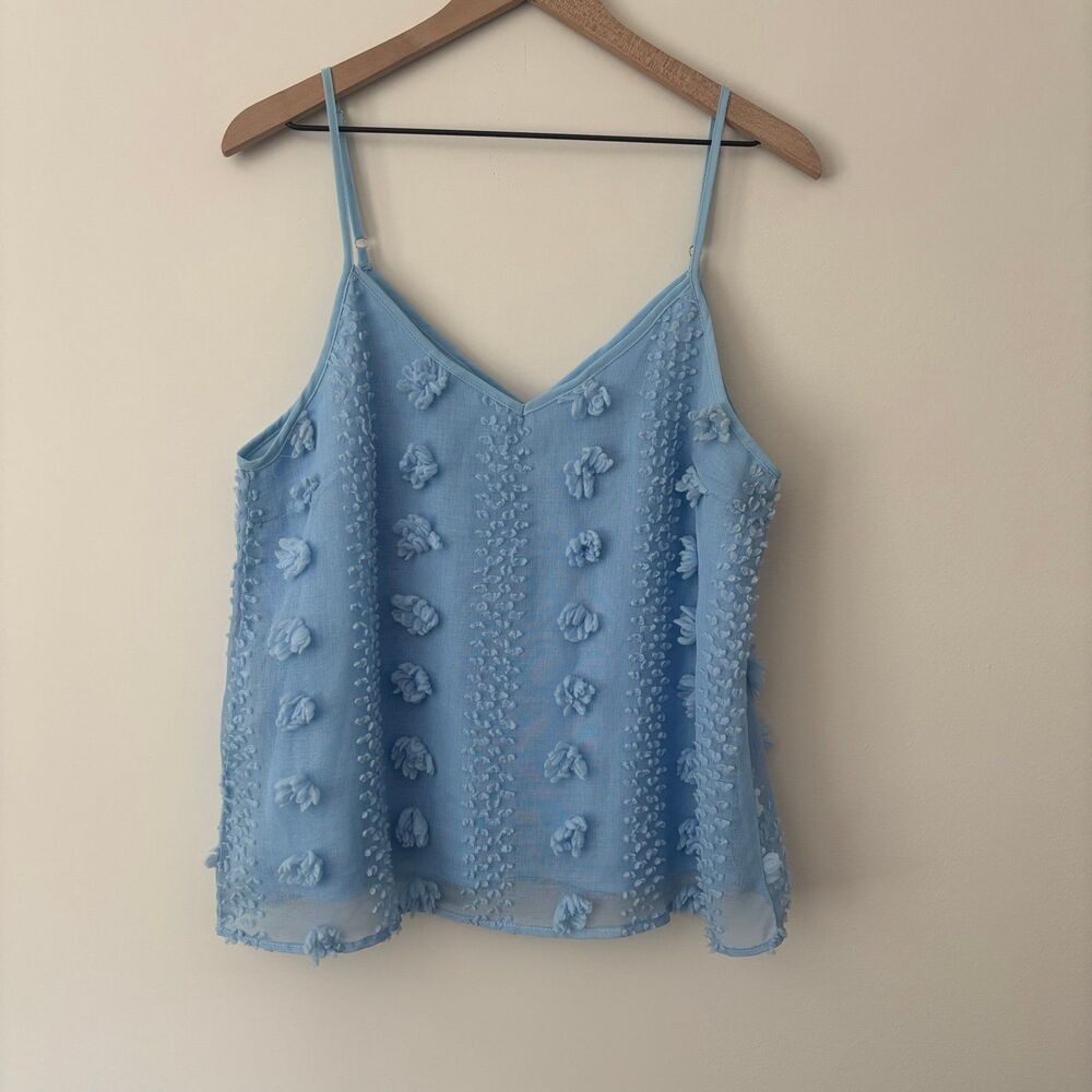 & Merci Large Light Blue Large Tank Top